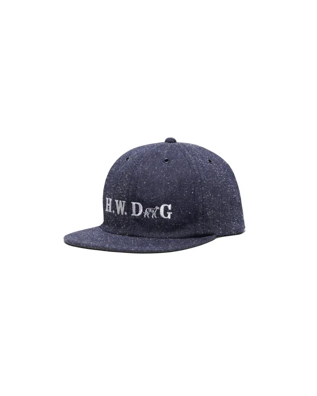 DENIM SKATE CAP - Navy made by H.W. Dog & Co