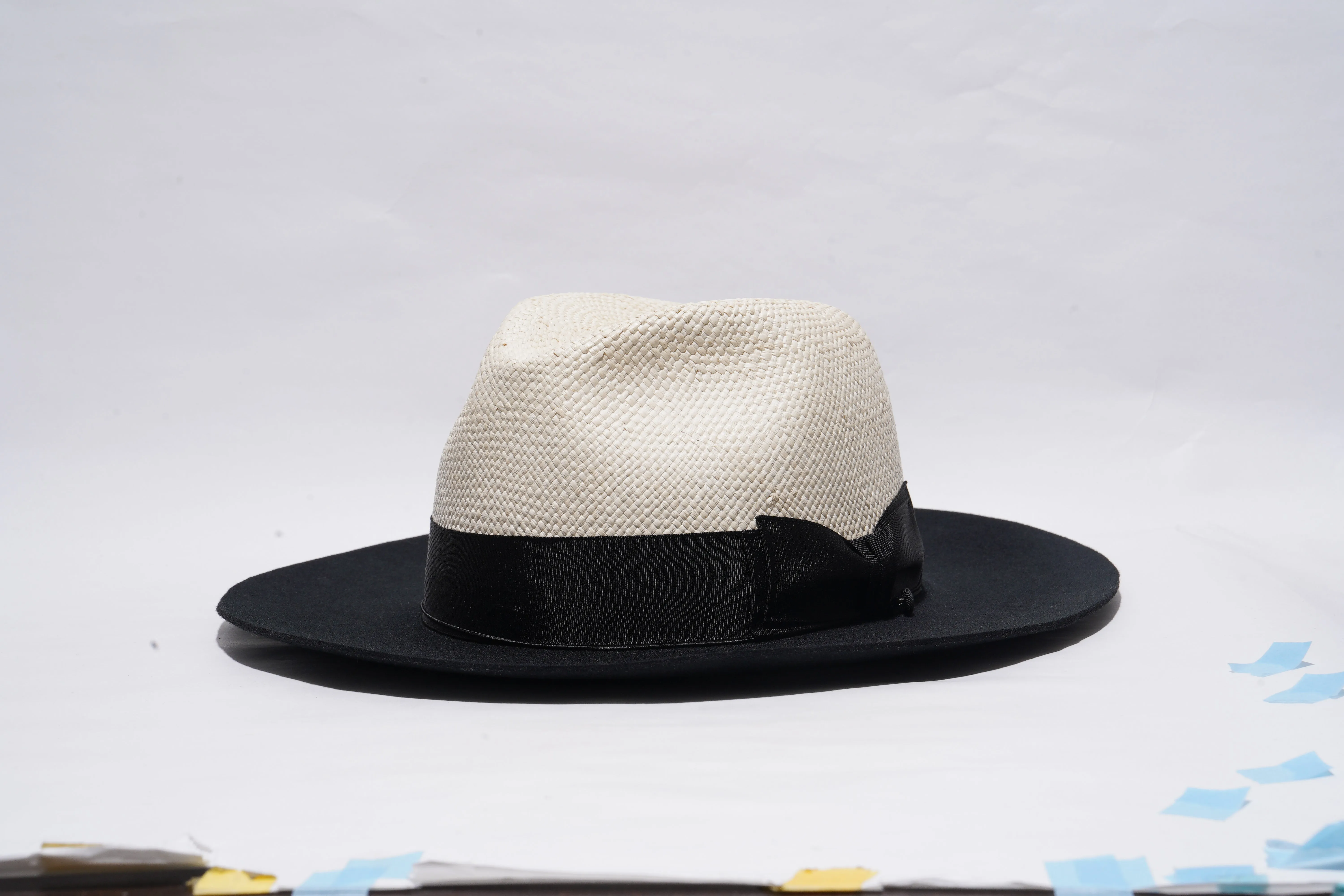 26SS CAPSULE COLLECTION - RAFFIA × WOOL FRONT HAT sold by H.W. Dog & Co