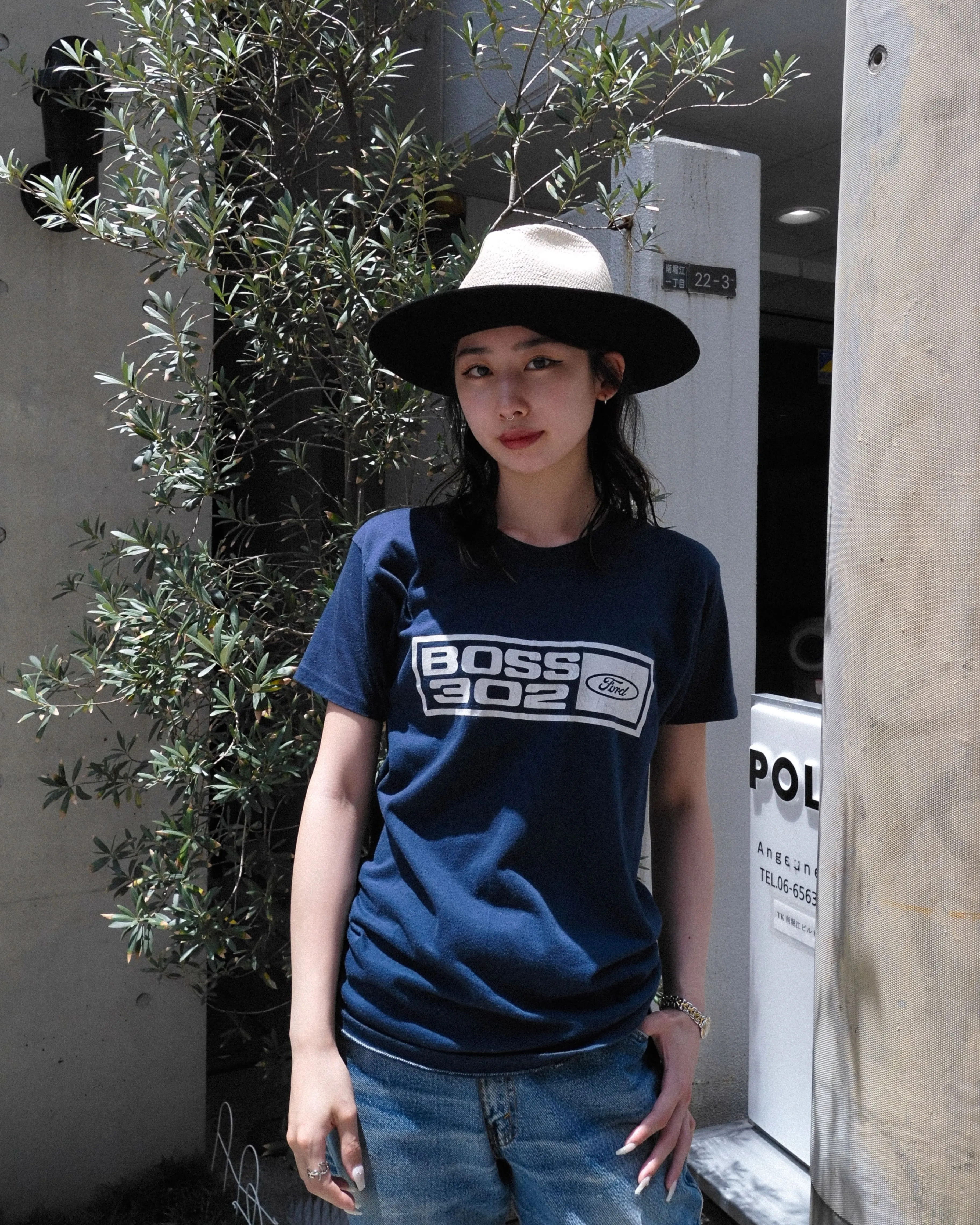 RAFFIA × WOOL FRONT HAT - Natural × Black sold by H.W. Dog & Co product image thumbnail 2