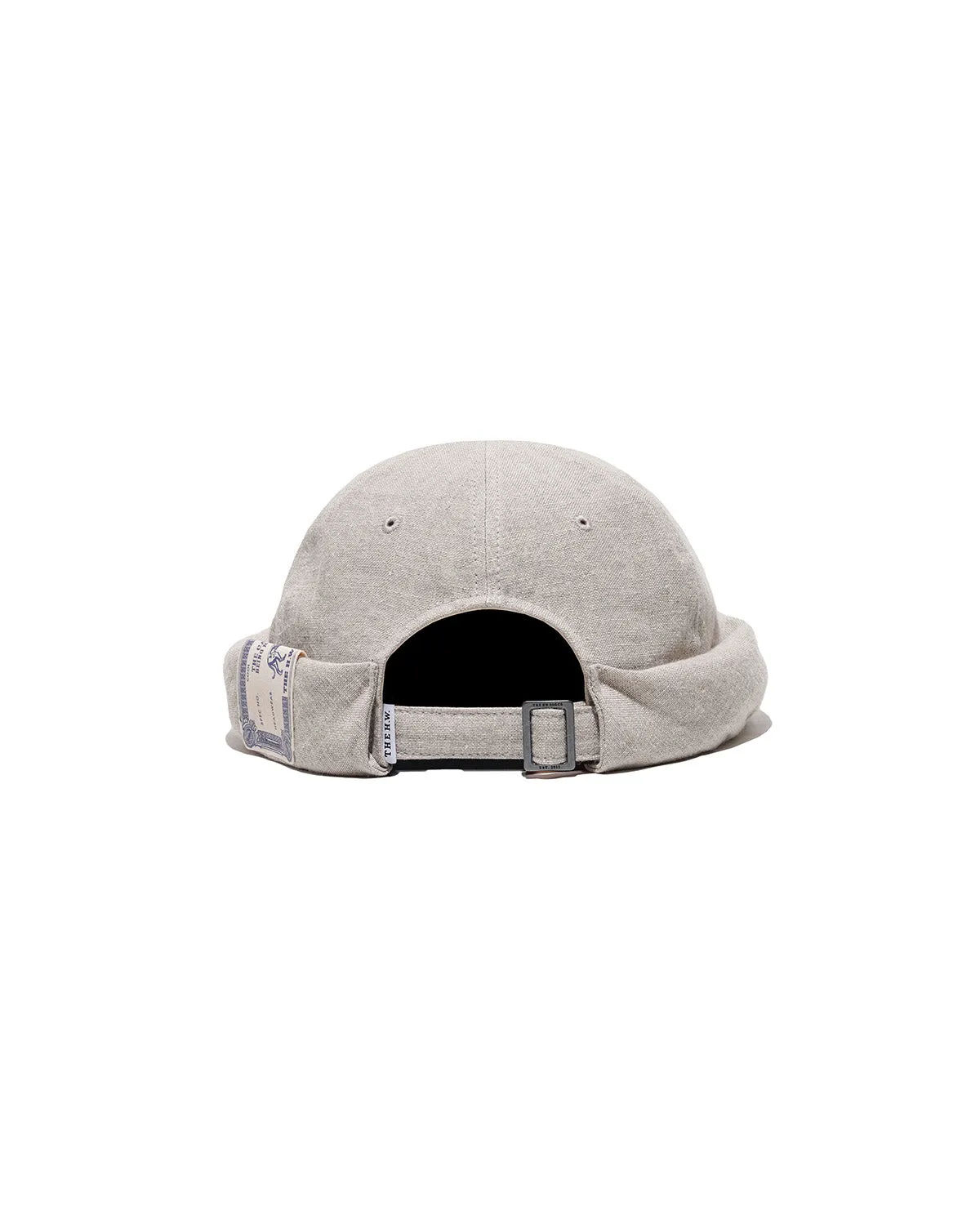 LINEN CANVAS ROLL CAP - Natural sold by H.W. Dog & Co product image thumbnail 5
