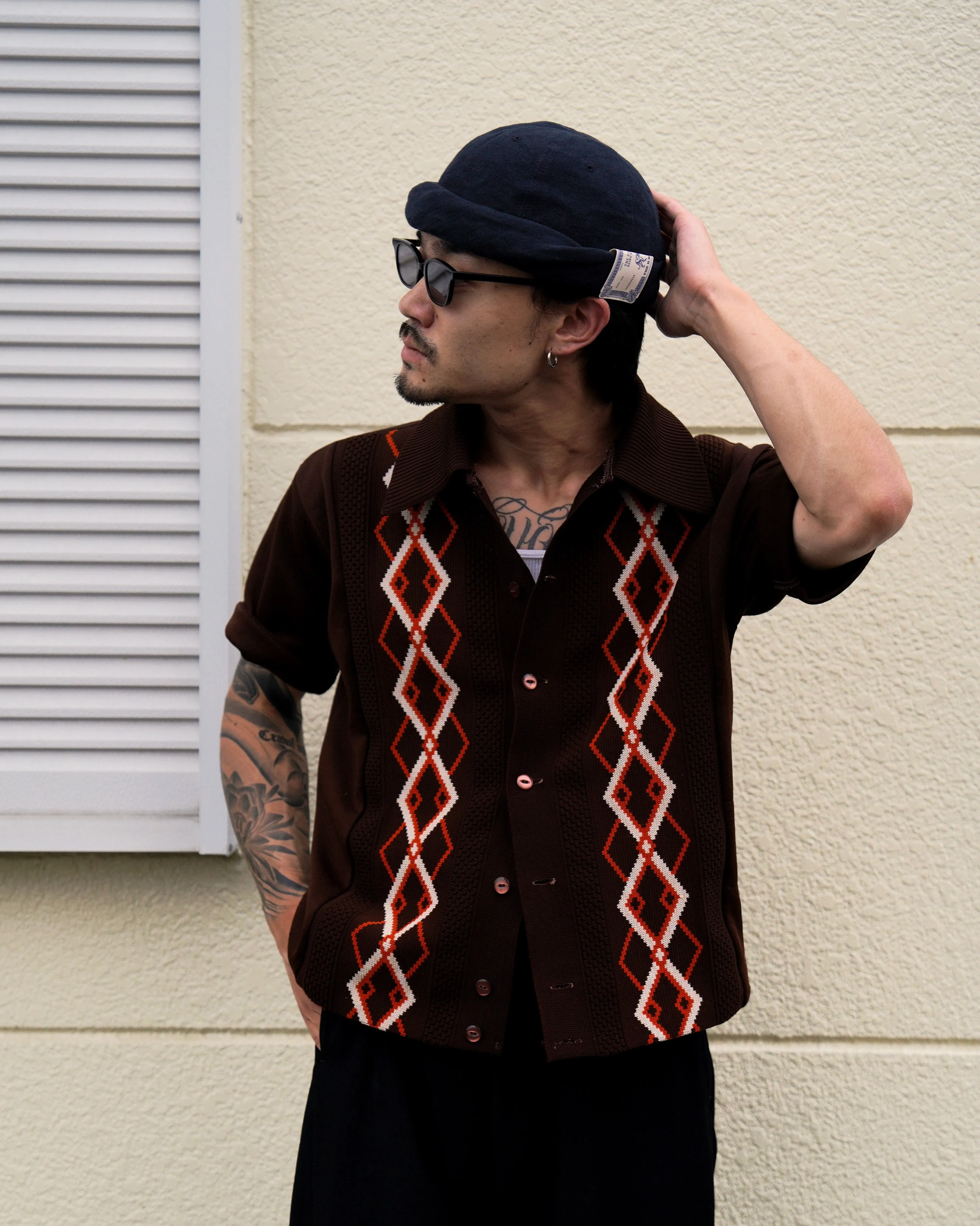 LINEN CANVAS ROLL CAP - Natural sold by H.W. Dog & Co product image thumbnail 2