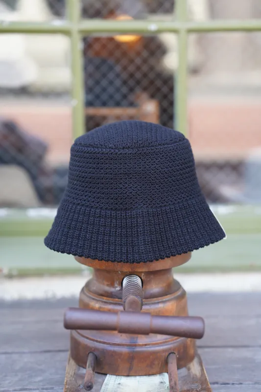 27SS COLLECTION - KNIT BUCKET HAT COTTON made by H.W. Dog & Co