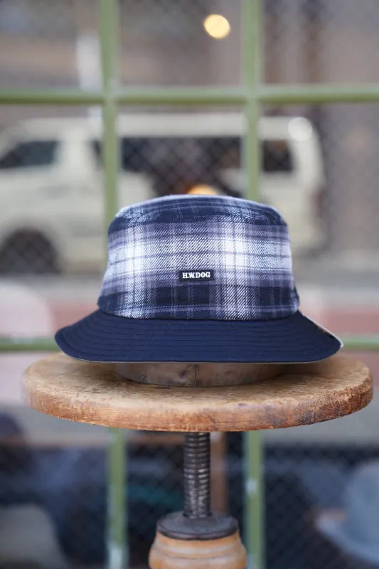 27SS COLLECTION - SMALL BUCKET HAT FLANNEL made by H.W. Dog & Co