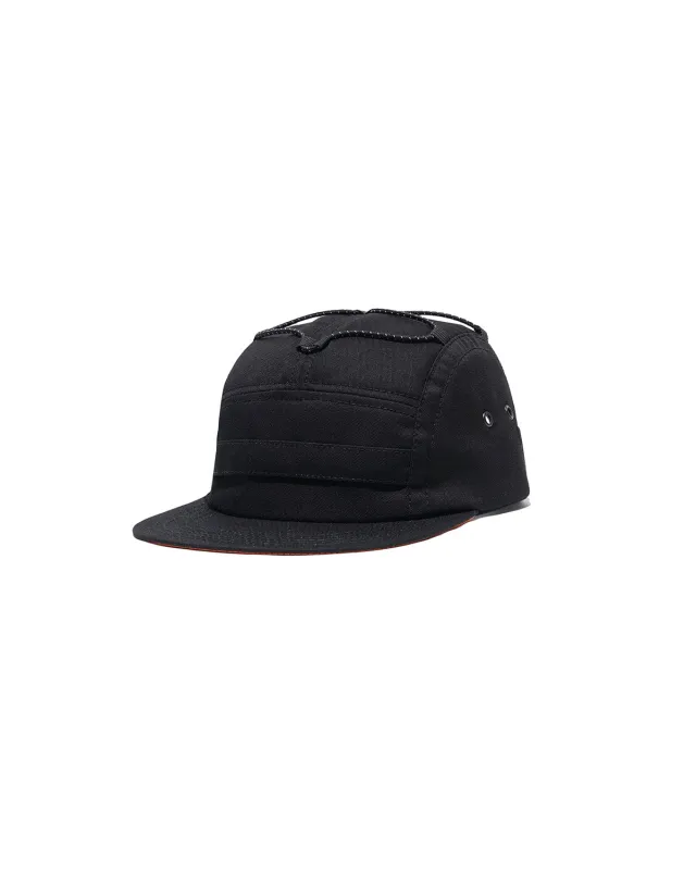 REFLECTOR CORD JET CAP - Black made by H.W. Dog & Co