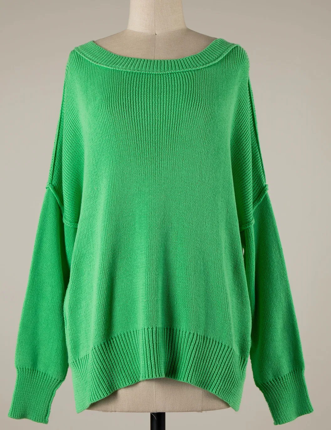Coffee Date Spring Green Oversized Sweater sold by Boho Pink product image thumbnail 2