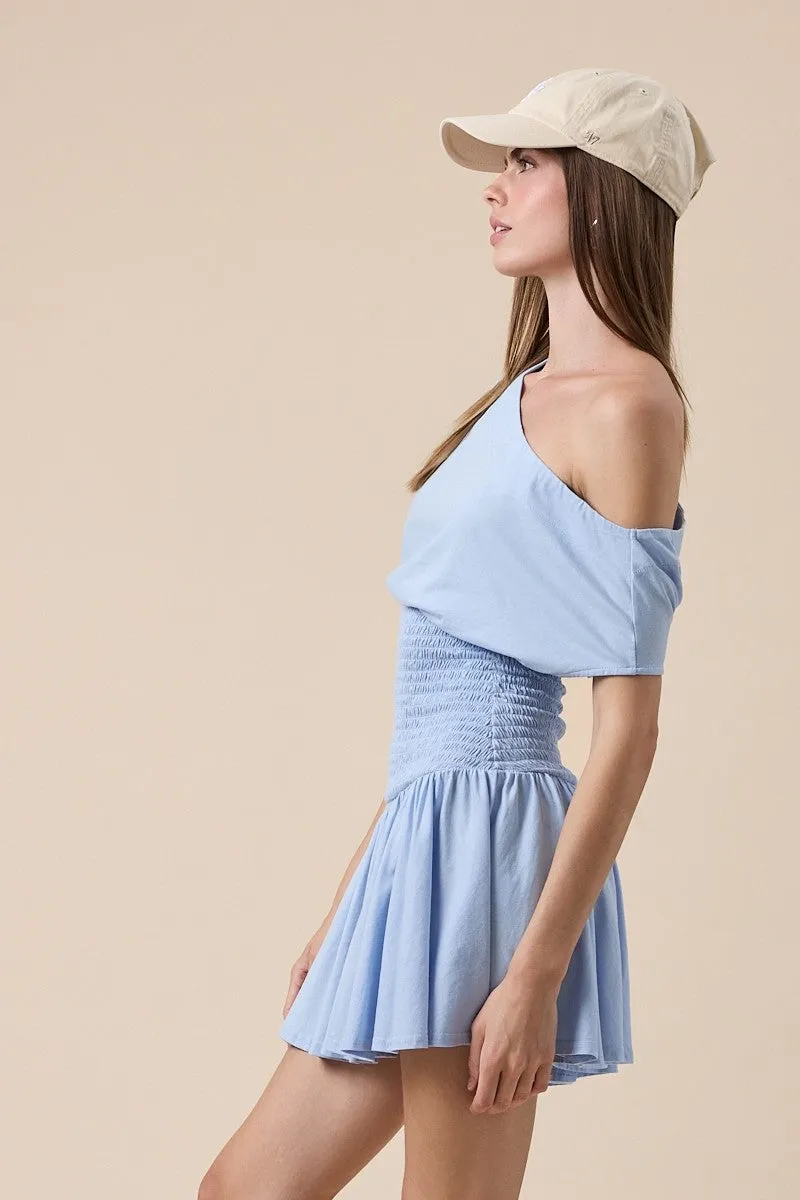 Roya Light Blue Drop Waist Mini sold by Boho Pink product image thumbnail 2