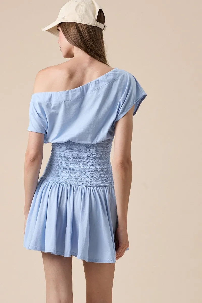 Roya Light Blue Drop Waist Mini sold by Boho Pink product image thumbnail 3