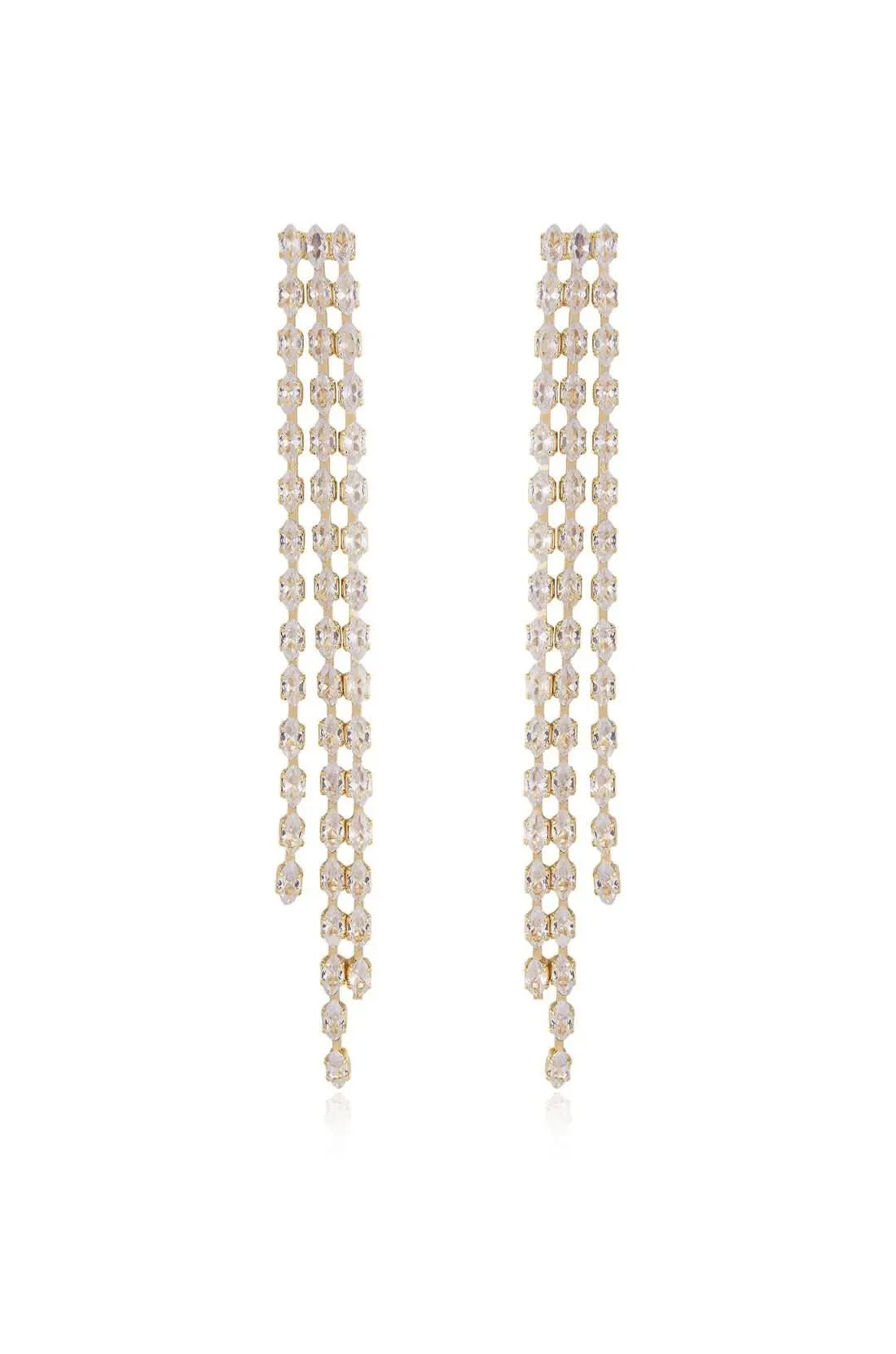 Ettika Fan Out Crystal Dangle Earrings sold by Boho Pink product image thumbnail 2