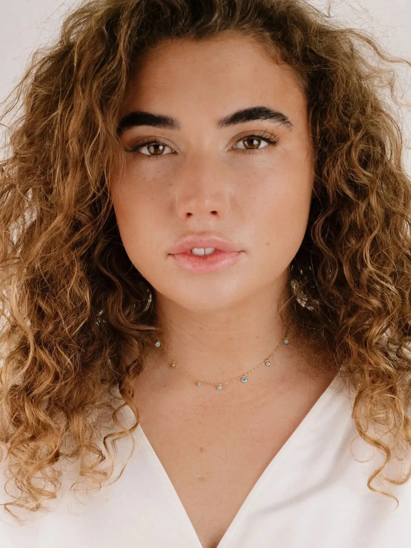 Ettika Fine Tune Blue Opal Necklace sold by Boho Pink product image thumbnail 3