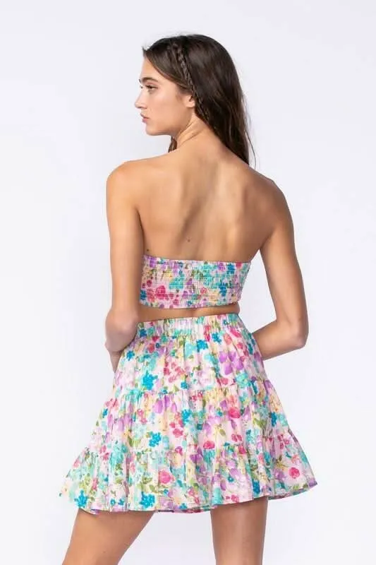 Rebecca Lavender Floral Two Piece Dress Set sold by Boho Pink product image thumbnail 2