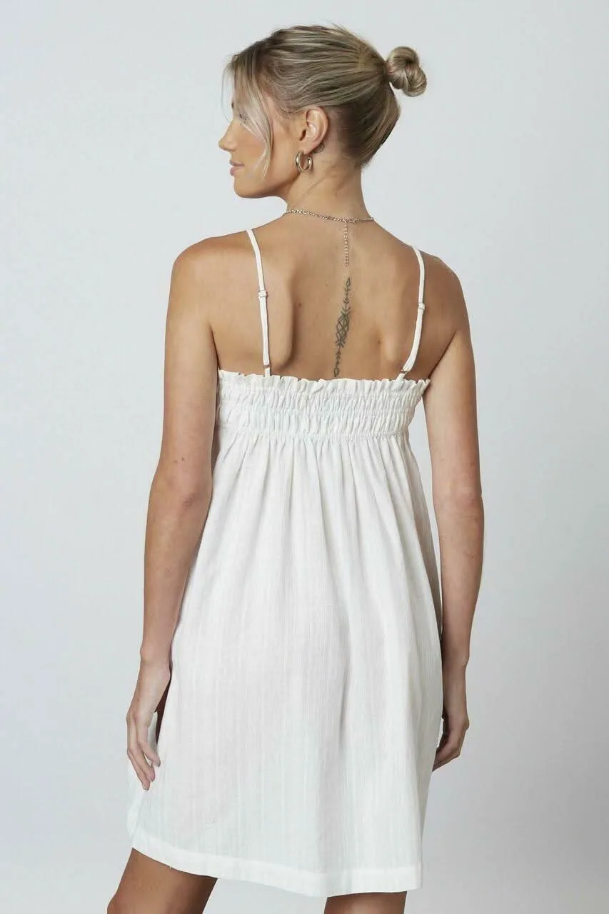 Lucy White Shift Dress sold by Boho Pink product image thumbnail 2