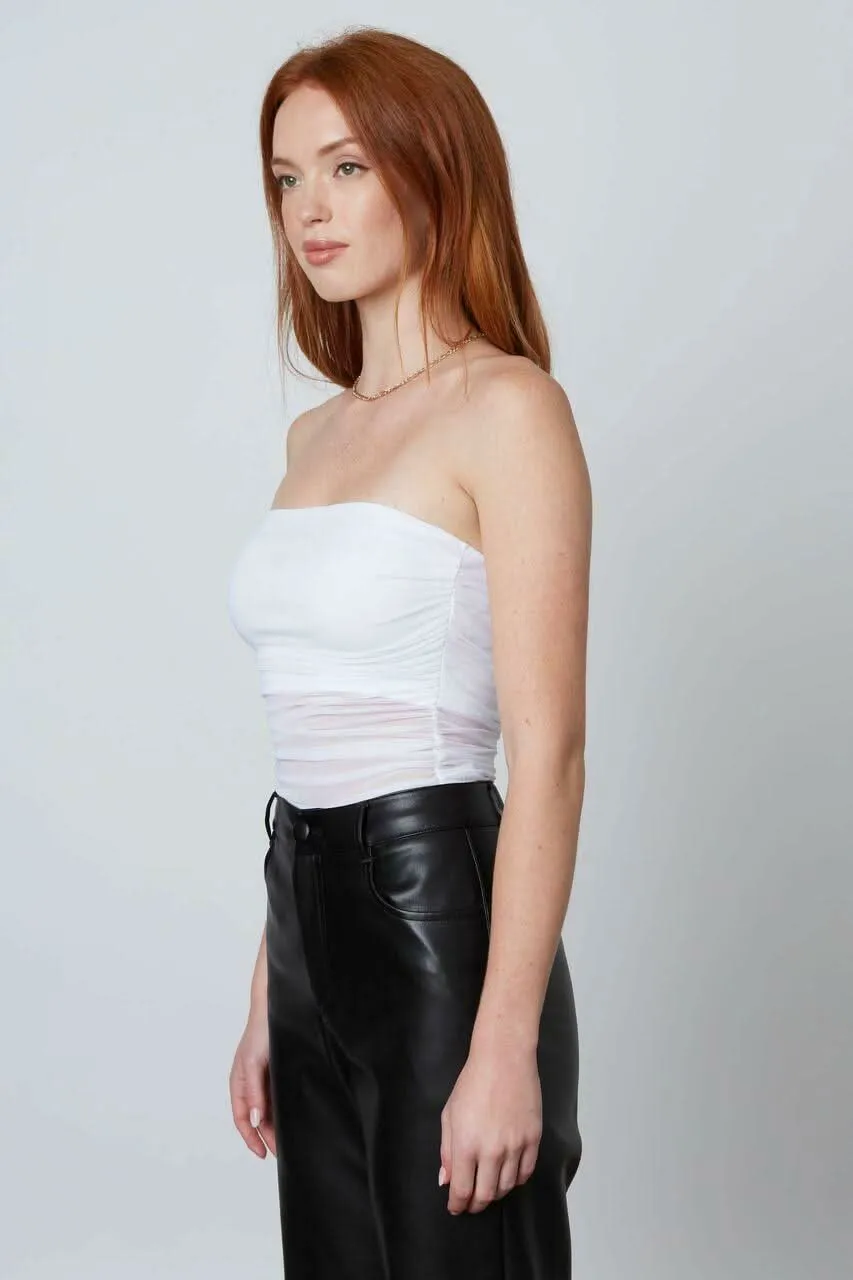 What It Takes White Sheer Tube Top sold by Boho Pink product image thumbnail 2