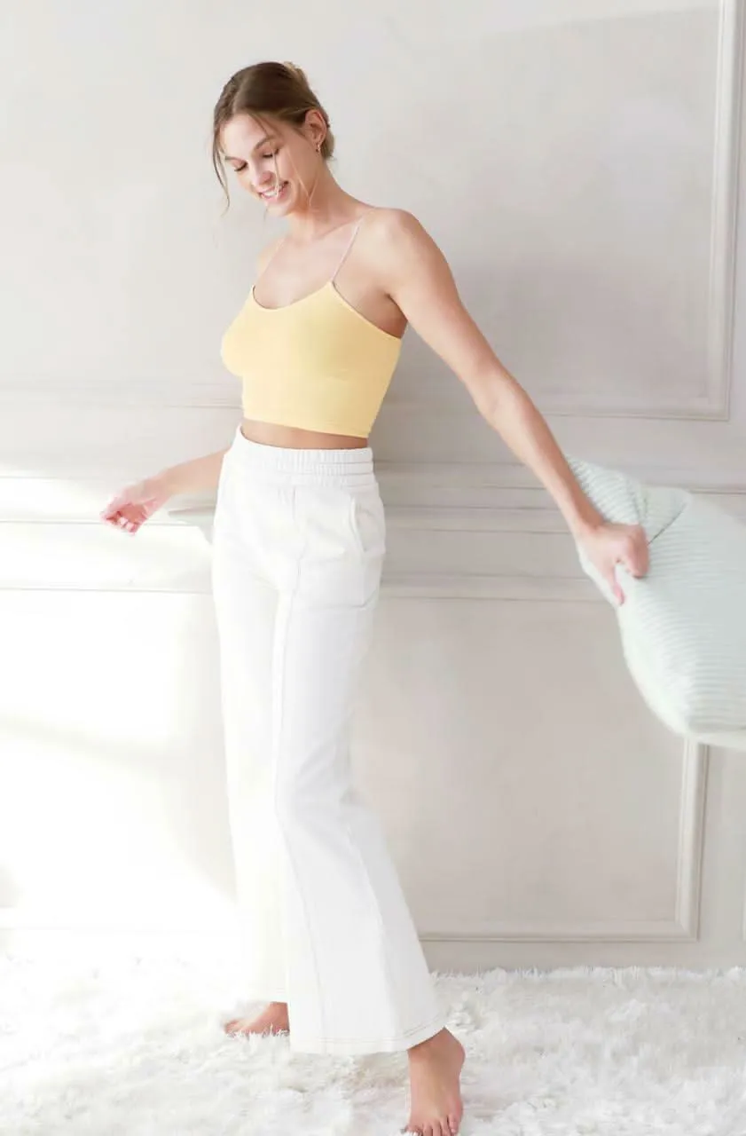 NIKIBIKI Yellow Skinny Strap Cami Top sold by Boho Pink product image thumbnail 3