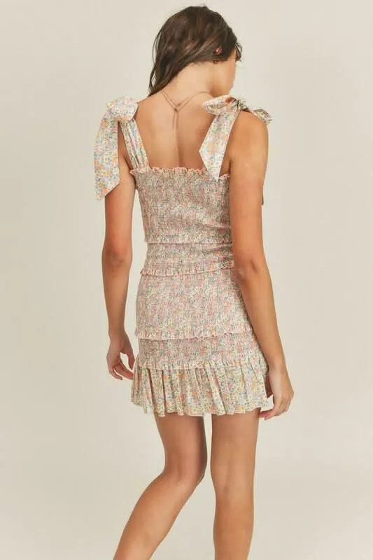 Brooke Pink Floral Print Dress sold by Boho Pink product image thumbnail 5