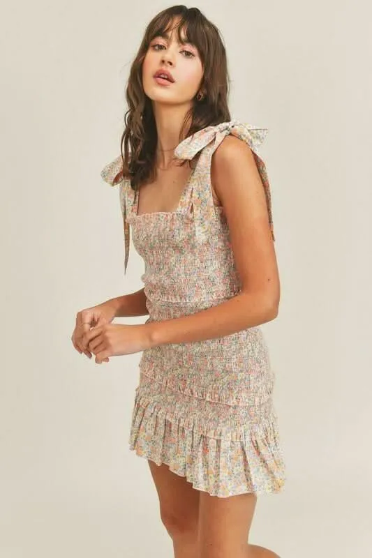 Brooke Pink Floral Print Dress sold by Boho Pink product image thumbnail 3