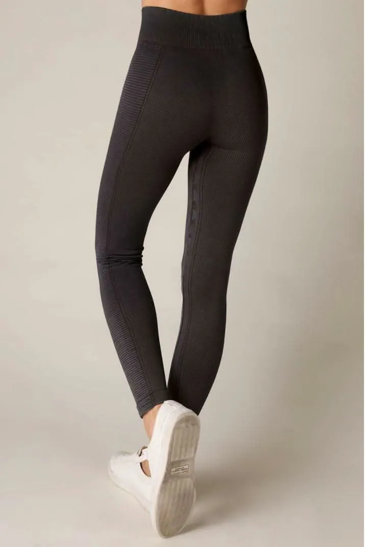 NIKIBIKI Vintage Black Ribbed High-Rise Leggings sold by Boho Pink product image thumbnail 2