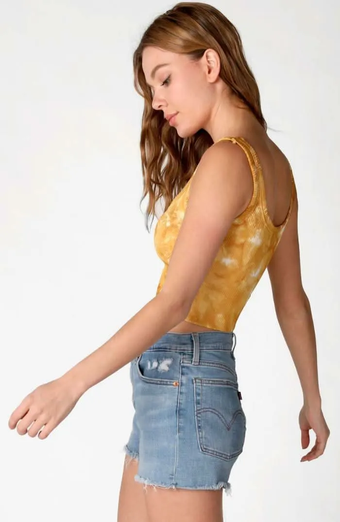 NIKIBIKI Sunflower Tie-Dye Cropped Chevron Tank sold by Boho Pink product image thumbnail 4
