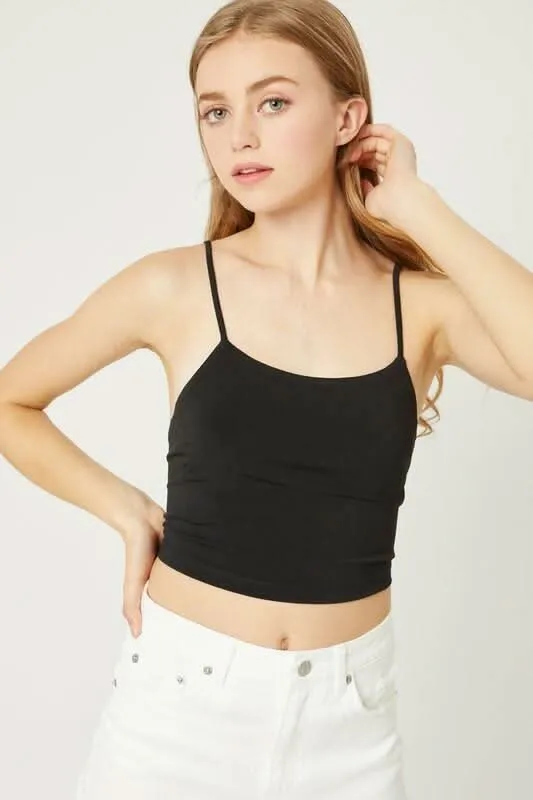 Antonia Black Backless Cami Crop Top sold by Boho Pink product image thumbnail 3