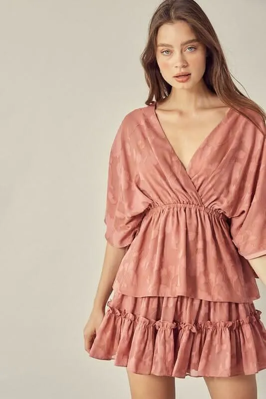 True To You Rose Floral Mini Skirt sold by Boho Pink product image thumbnail 4