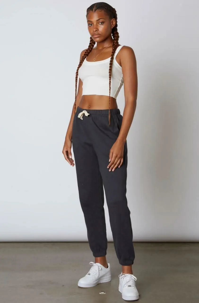 Ronnie Pewter Grey Drawstring Joggers sold by Boho Pink product image thumbnail 3