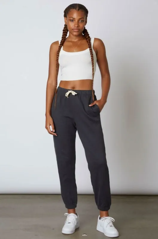 Ronnie Pewter Grey Drawstring Joggers sold by Boho Pink