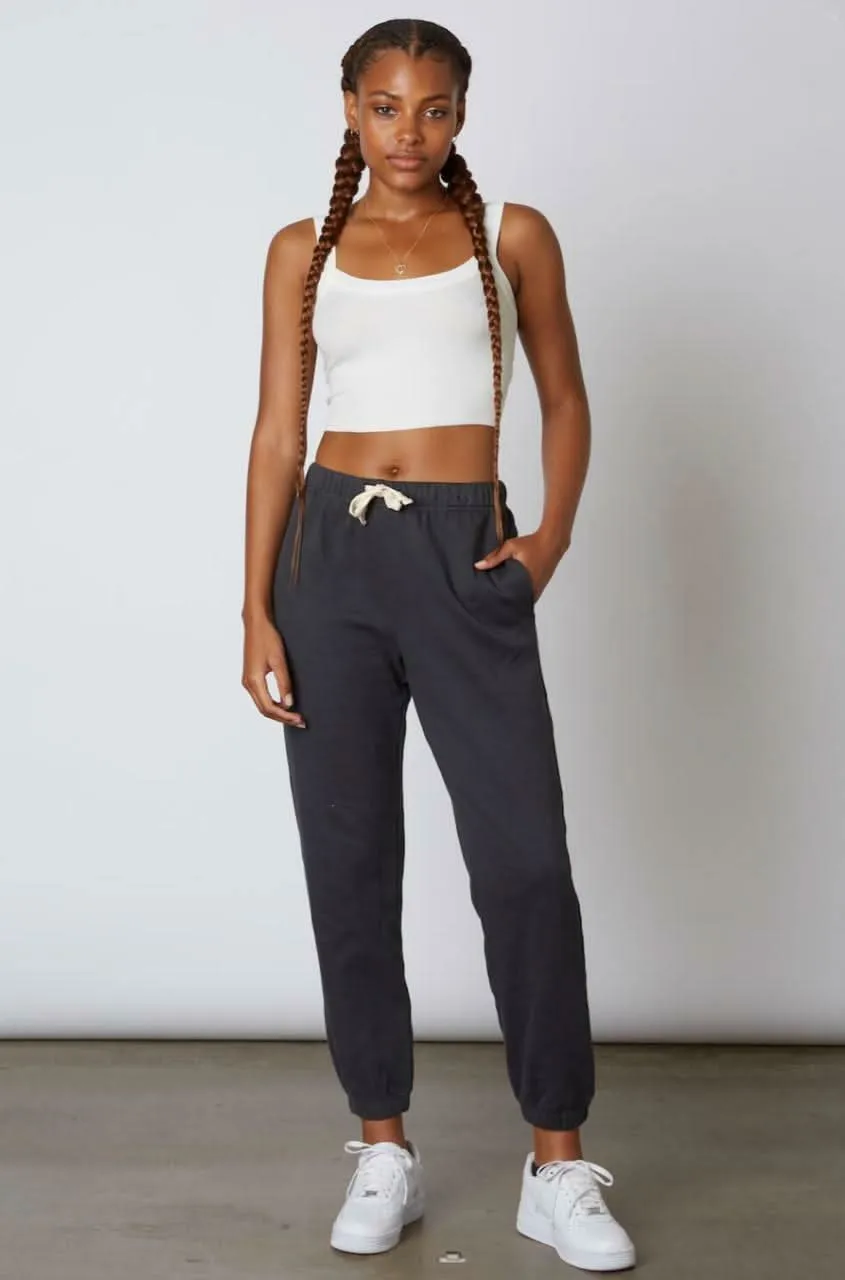 Ronnie Pewter Grey Drawstring Joggers sold by Boho Pink