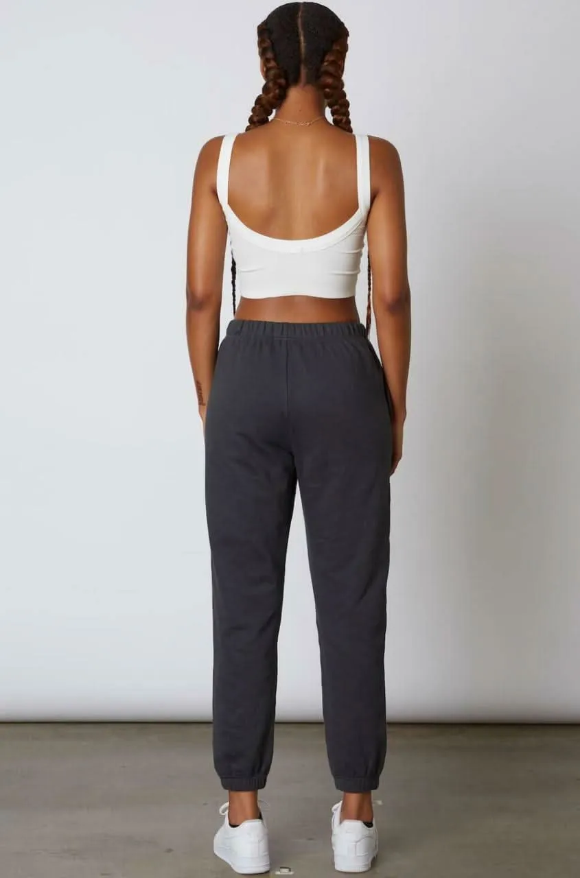 Ronnie Pewter Grey Drawstring Joggers sold by Boho Pink product image thumbnail 2