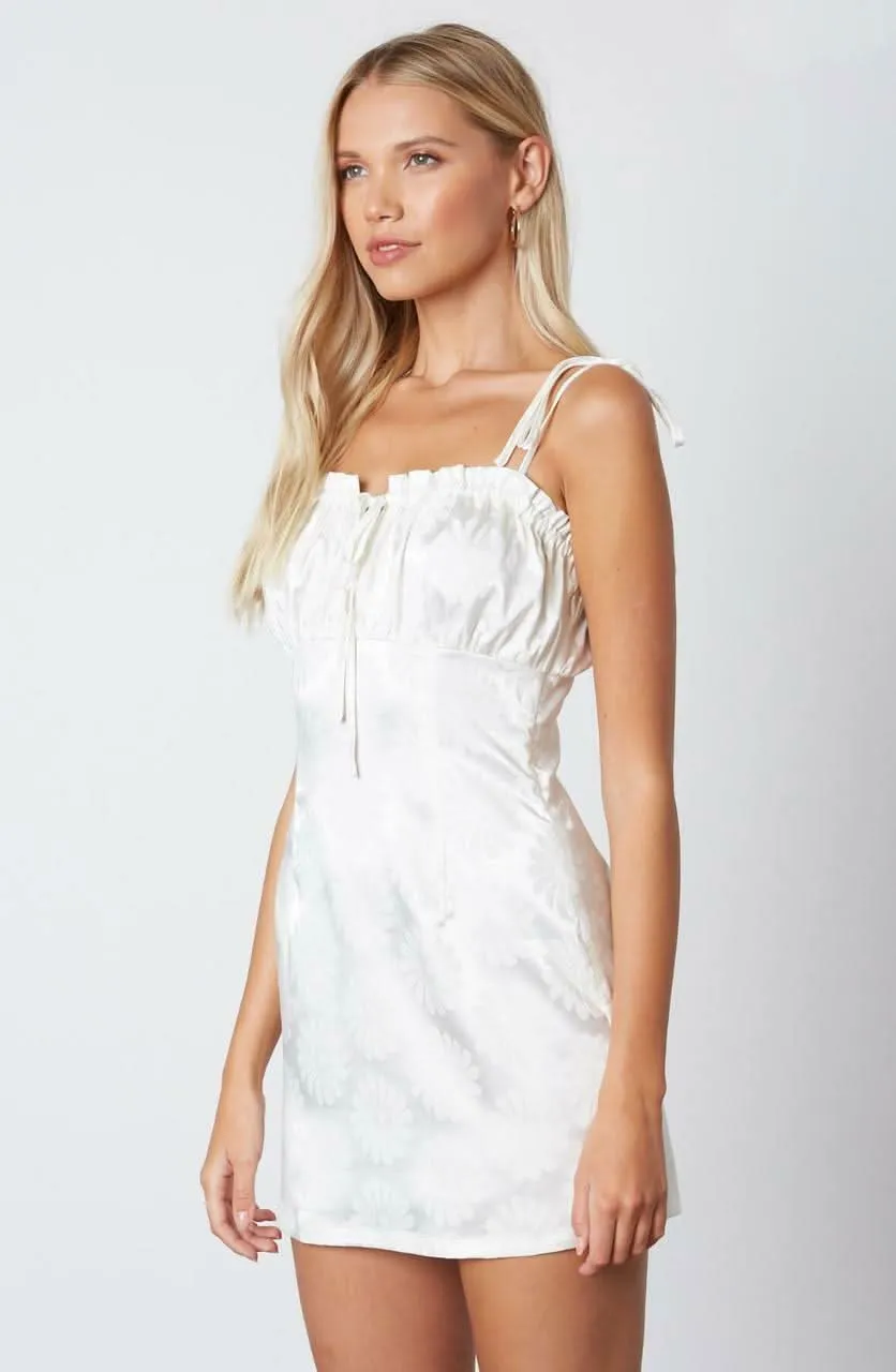 Newest Obsession Ivory Floral Print Mini Dress sold by Boho Pink product image thumbnail 3