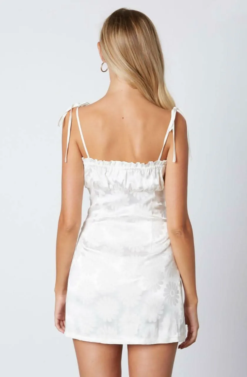 Newest Obsession Ivory Floral Print Mini Dress sold by Boho Pink product image thumbnail 4