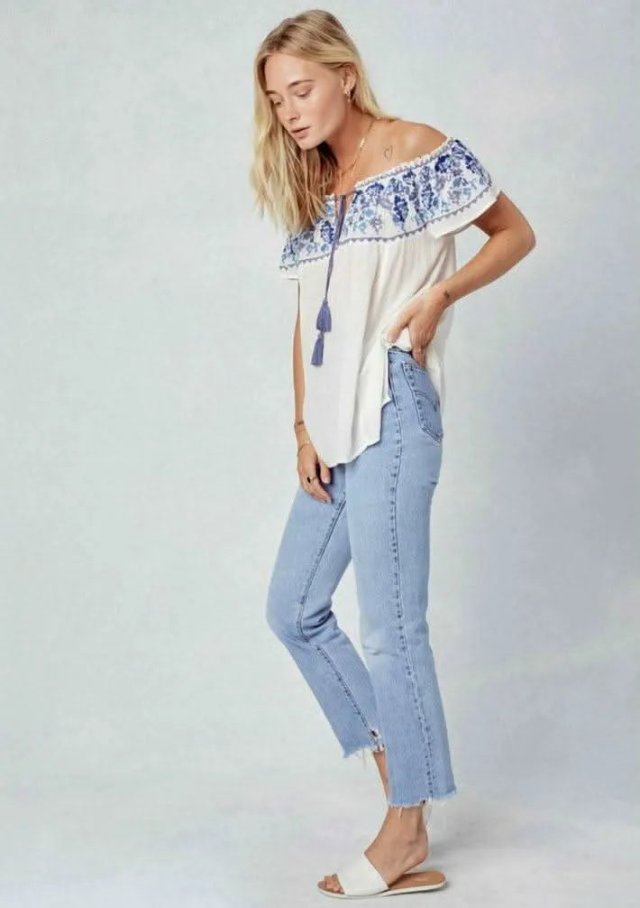 Mary Jane Off-the-Shoulder Top sold by Boho Pink product image thumbnail 4