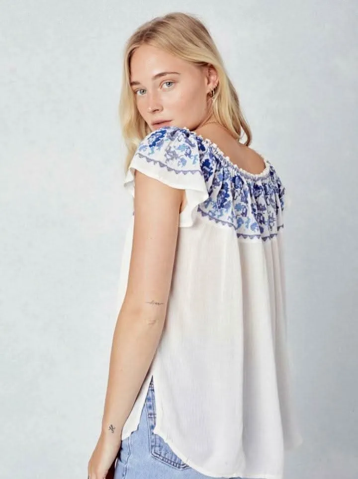 Mary Jane Off-the-Shoulder Top sold by Boho Pink product image thumbnail 2