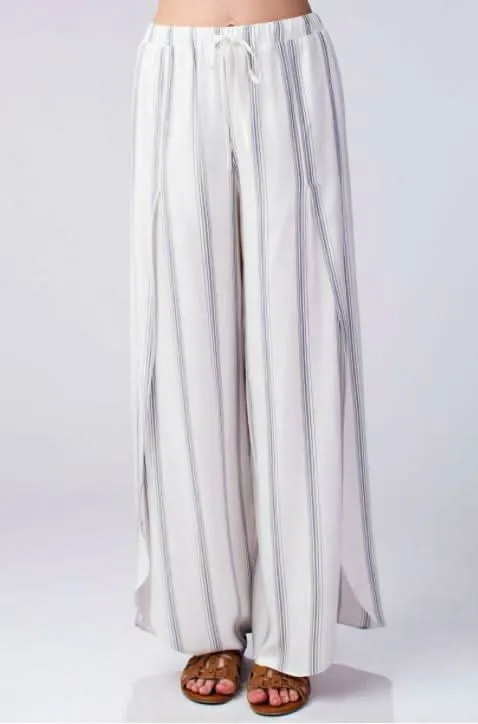 Amelia White Striped Drawstring Pants sold by Boho Pink product image thumbnail 3