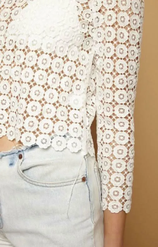 Marie Crochet Top sold by Boho Pink product image thumbnail 4