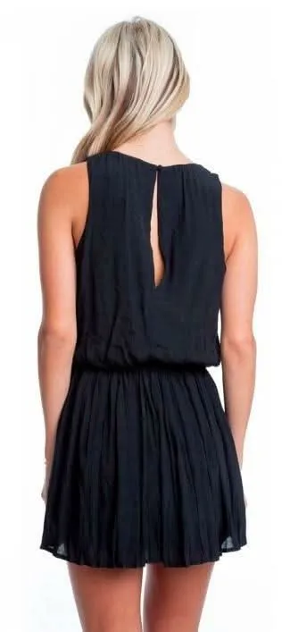 Restless Rock Black Sleeveless Romper sold by Boho Pink product image thumbnail 2