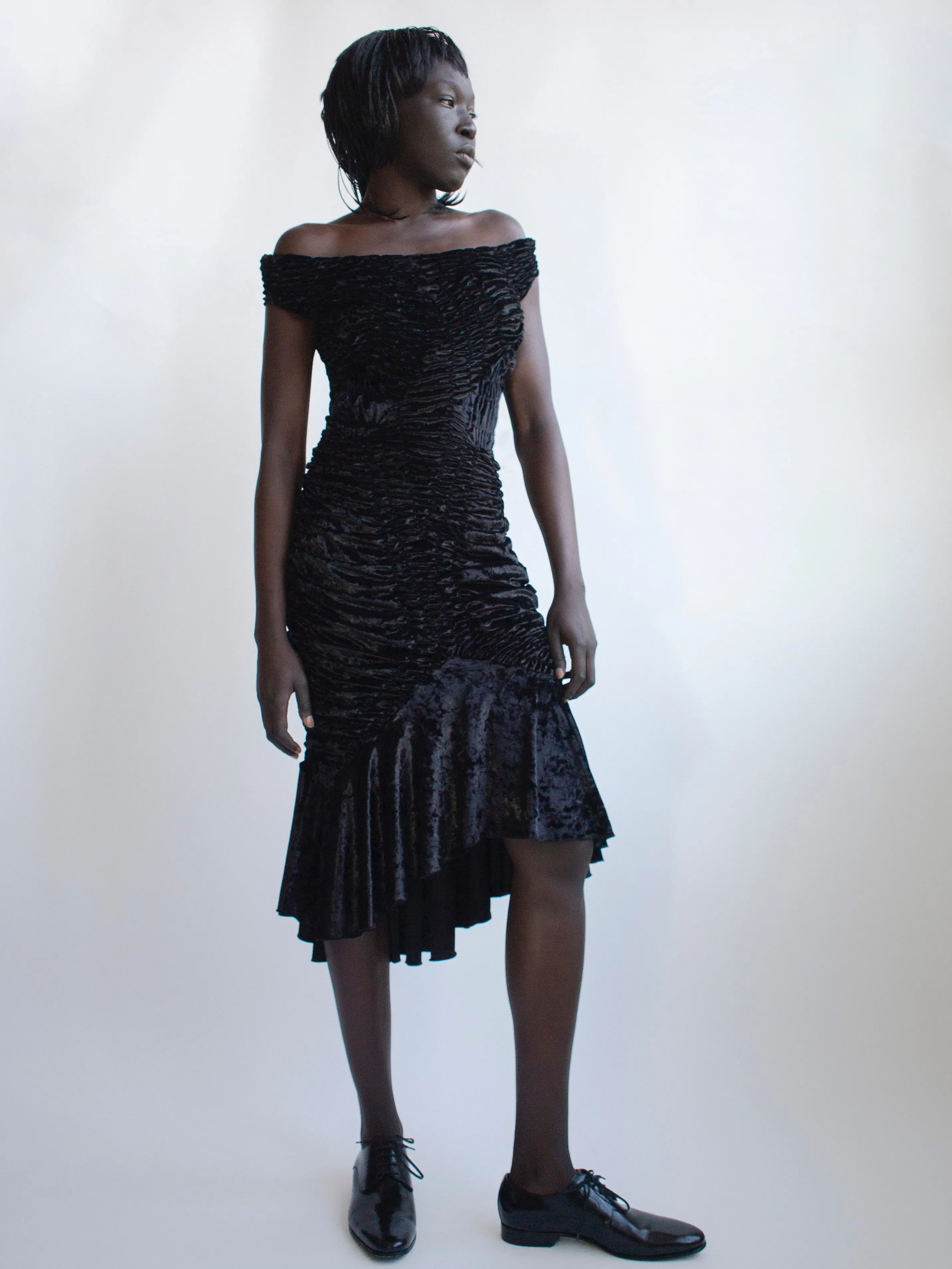 Flare Twist Dress sold by FEBEN product image thumbnail 2