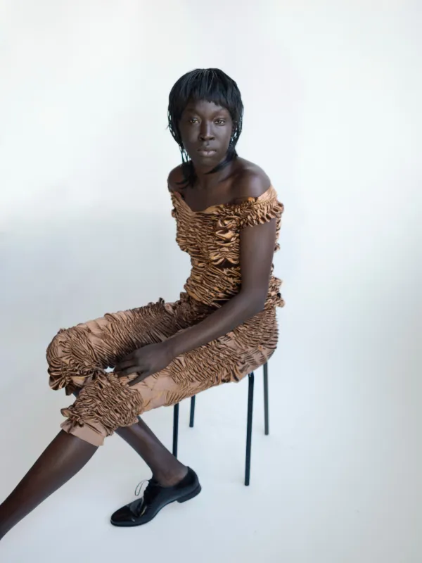 Cropped Twist Trouser sold by FEBEN