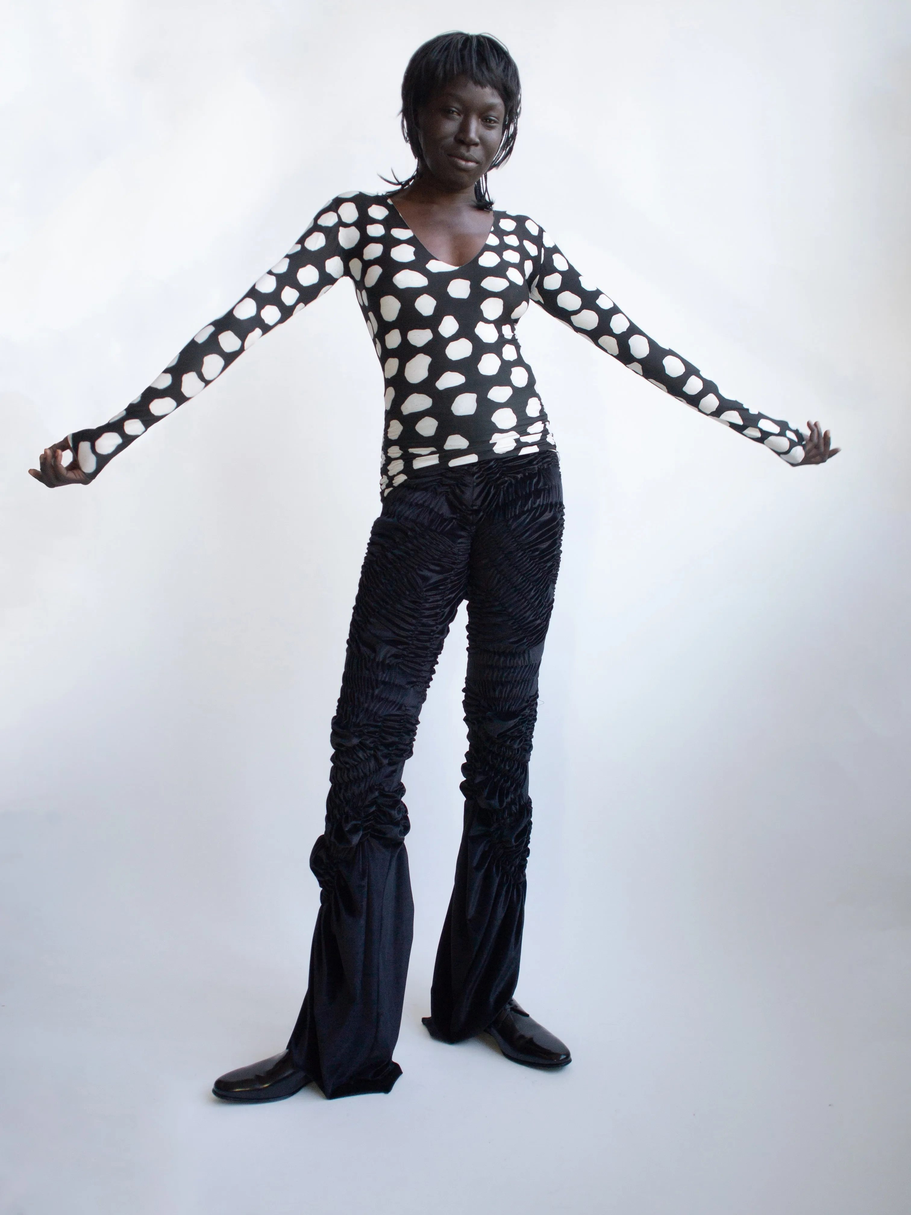 Full Length Twist Trouser sold by FEBEN product image thumbnail 2