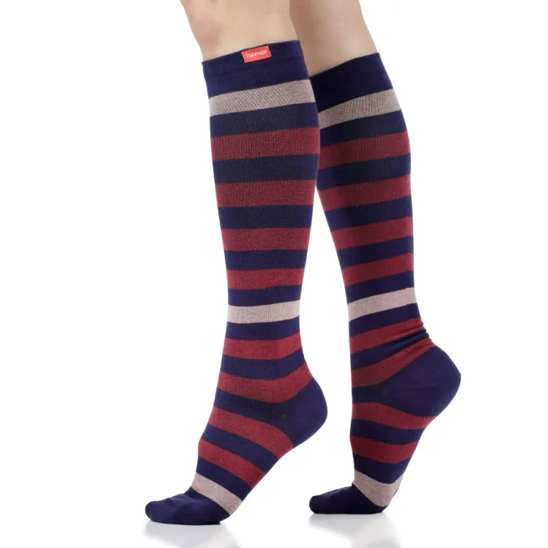 Thick Stripe (Merino Wool Compression Socks) sold by VIM & VIGR