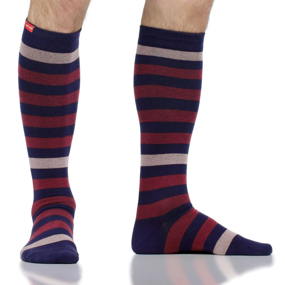 Thick Stripe (Merino Wool Compression Socks) sold by VIM & VIGR product image thumbnail 3