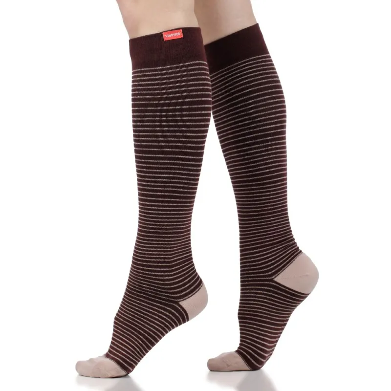 Pinstripe (Merino Wool Compression Socks) sold by VIM & VIGR
