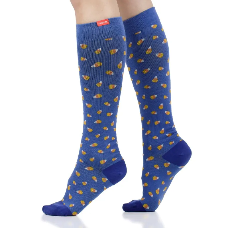 Candy Corn (Cotton Compression Socks) sold by VIM & VIGR