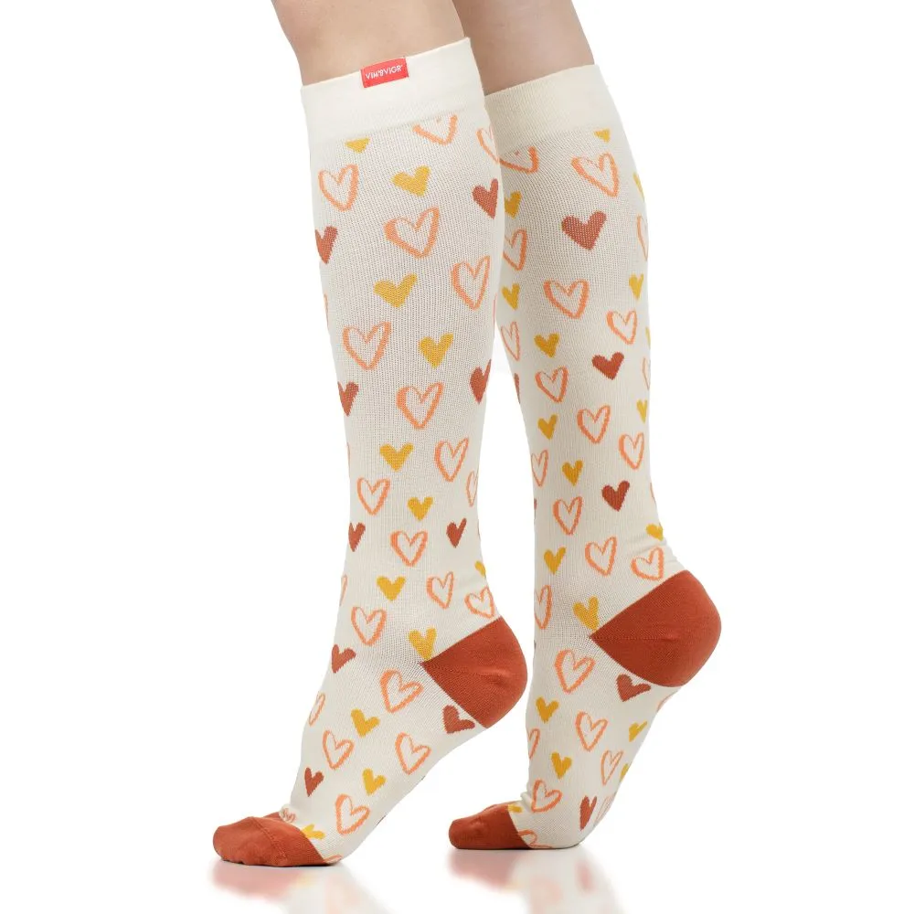Falling For You (Merino Wool Compression Socks) sold by VIM & VIGR