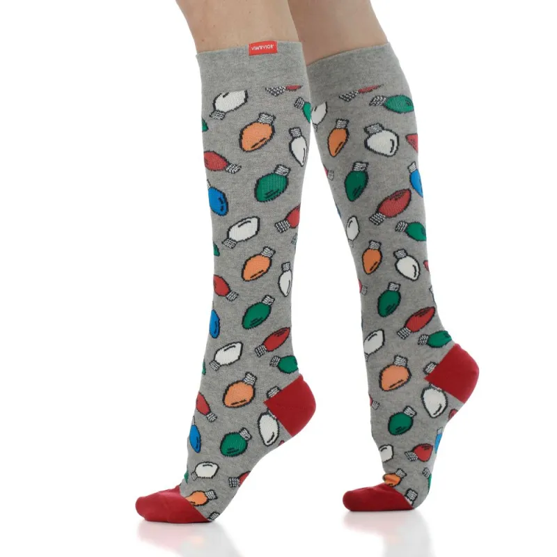 Vintage Lights (Cotton Compression Socks) sold by VIM & VIGR
