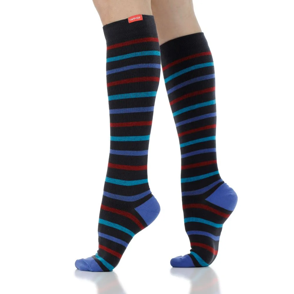 Simple Stripe (Merino Wool Compression Socks) sold by VIM & VIGR