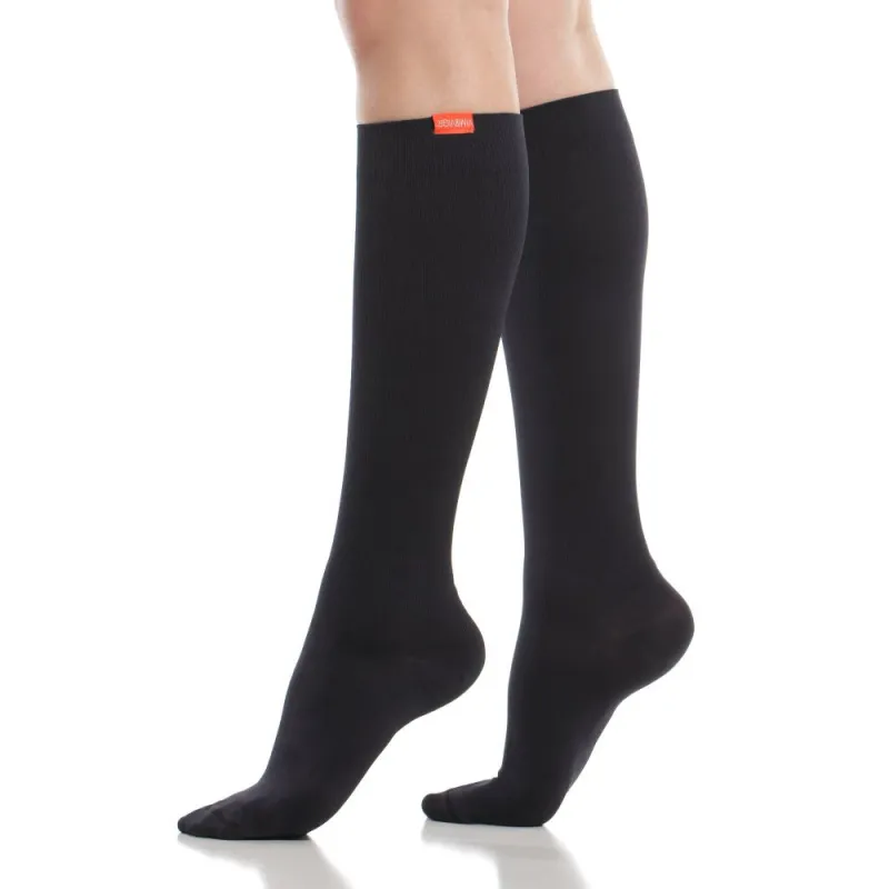 Solid Black (Merino Wool Compression Socks) sold by VIM & VIGR