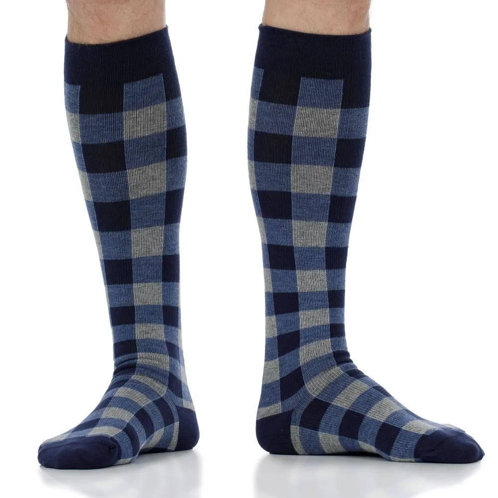 Montana Plaid (Cotton Compression Socks) sold by VIM & VIGR product image thumbnail 3