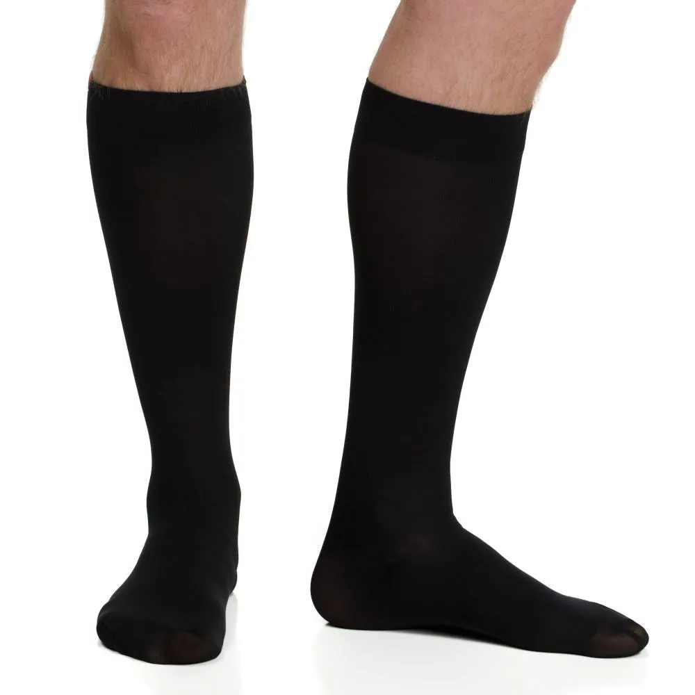 Solid Black (Cotton Compression Socks) sold by VIM & VIGR product image thumbnail 3