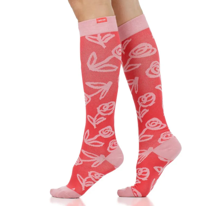Mod Rose (Cotton Compression Socks) made by VIM & VIGR