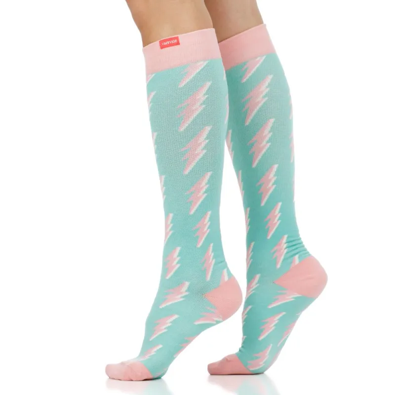 Thunder Struck (Cotton Compression Socks) made by VIM & VIGR