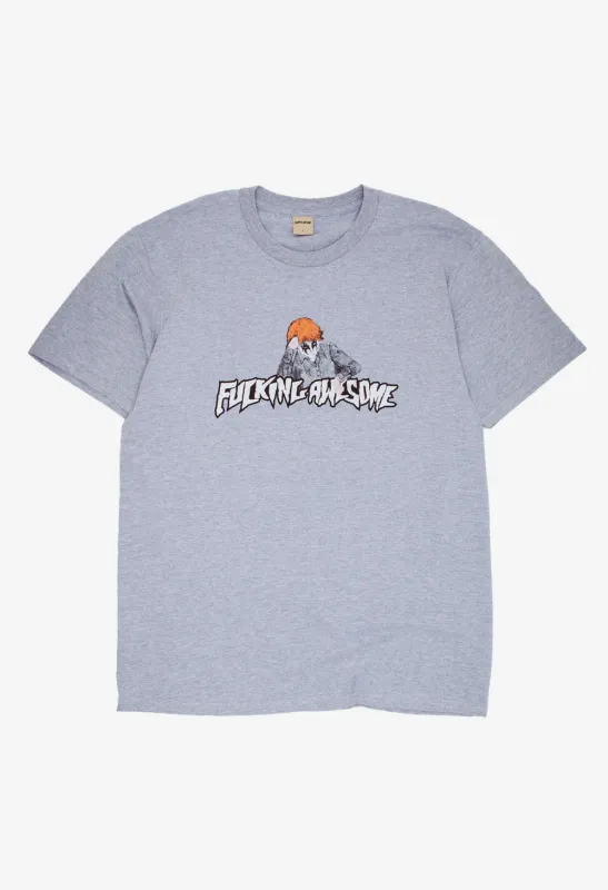 FUCKING AWESOME Aidan painting stamp logo tee sold by Street Machine Skate